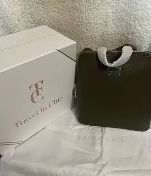 NIB Travel In Chic Green backpack purse thumbnail 1