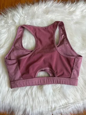 Gymshark Pink Sports Bra Women's Medium thumbnail 4