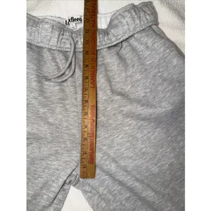 Luxfleece Gray Wide Leg Sweat Pants Sz L thumbnail 5