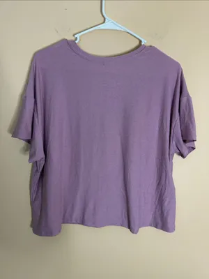 Athletic Works Lavender Crewneck Short Sleeve Tee thumbnail 4