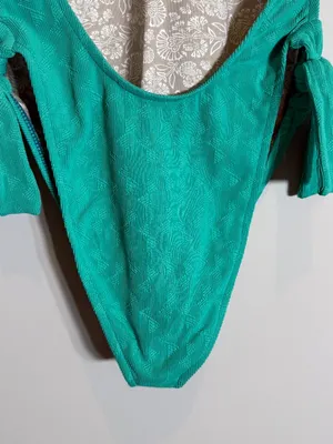 Free People free-est Pamela One Piece Swimsuit Women's Medium Mermaid Green NWT thumbnail 13