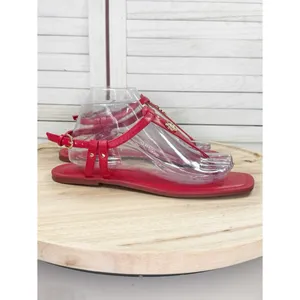 Tommy Hilfiger Jerika‎ Flat Thong Sandals Cherry Tomato Red Women 10 thumbnail 2