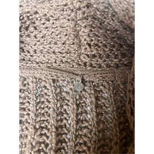 Anthropologie sweater by Knitted & Knotted brown sz Medium thumbnail 3