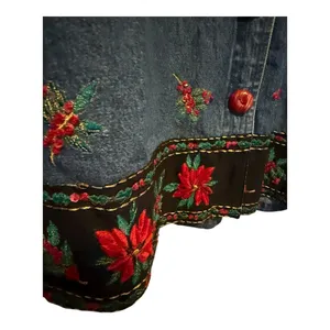 Vintage Life Style Denim Christmas Jacket thumbnail 3