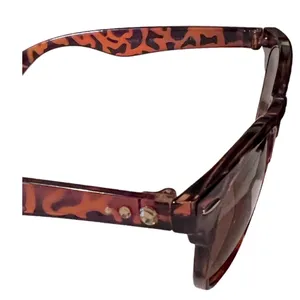 Vintage Tortoiseshell Sunglasses Brown Amber Retro Unbranded thumbnail 4