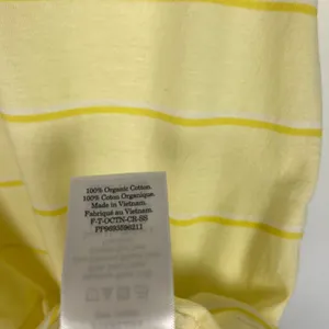NWT Everlane The Organic Cotton Crew Yellow Stripe Size Small S NEW thumbnail 6
