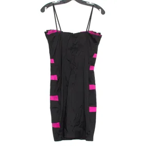 Betsey & Adam Dress Mini Strapless Y2K Going Out Cocktail Date Night Black Sz 10 thumbnail 5