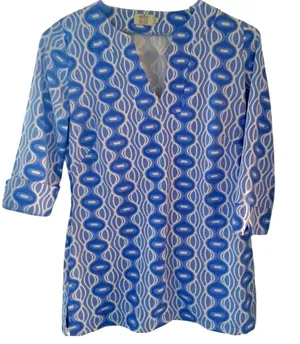 Katherine Way Mini Shift Golf Dress Medium UPF 50+ Blue thumbnail 1