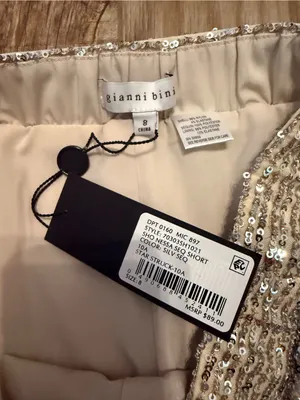 Gianni Bini Nessa Sequin Short thumbnail 3