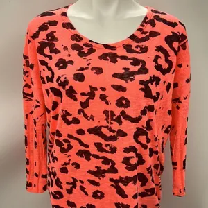 Silvergate animal print hi lo top Orange Size L thumbnail 1