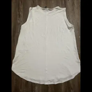 Eileen Fisher White Basic Quiet Luxury Designer Oversized‎ Stretchy Tank XXS thumbnail 10