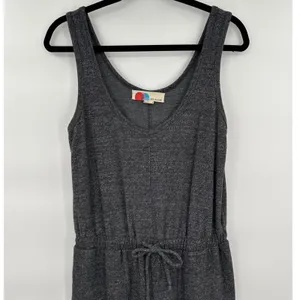 Free People‎ FP Beach Womens Gray Knit Sleeveless Jumpsuit Size Small OB491703 thumbnail 4