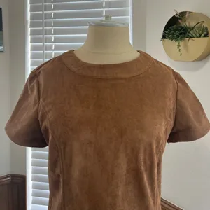 BoHo Faux Suede dress thumbnail 2