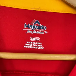 Majestic NFL Kansas City Chiefs Red‎ Gold Lace Up Football Jersey S Sports thumbnail 6