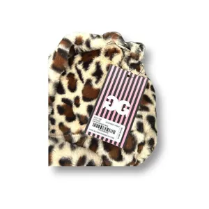 New‎ Gilda Paris Leopard Print Faux Fur Crossbody Shoulder Bag Plush Messenger thumbnail 9