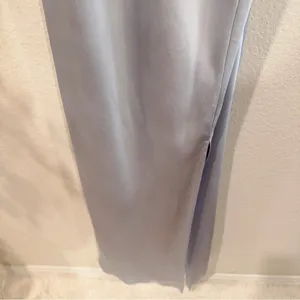 ASTR the Label Satin Bow Midi Dress Ice Blue Size XS NWT thumbnail 7