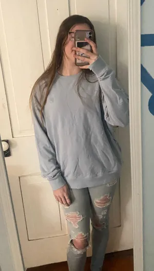FILA light blue crewneck with pockets thumbnail 1