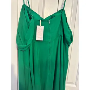 ModCloth‎ Maxi Dress Cold Shoulder Emerald Green Formal Gown NWT Romantic 26 thumbnail 4