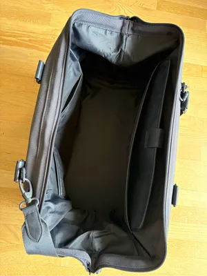 BEIS Gray and Black Laptop Weekender Bag thumbnail 10