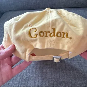 Vintage 90’s Y2K style Yellow Gordon 24 NASCAR racing hat OS adjustable thumbnail 3
