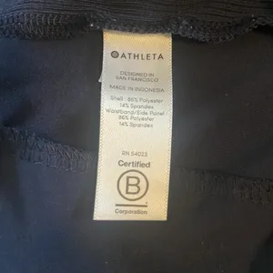ATHLETA‎ Brooklyn Ankle Pants Black Pull On Women’s Size 4 Sporty Athleisure Run thumbnail 8