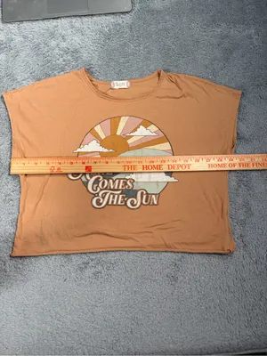 Altar’d state Here Comes The Sun Graphic Crop Tee XS thumbnail 3