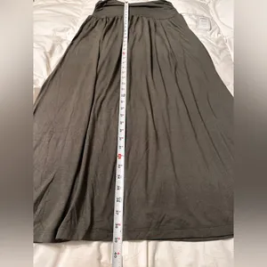 Rohb by Joyce Azria Olive Green Maxi Skirt - NWT - Size L thumbnail 9