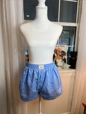 We The Free Light Blue day to day solid boxers size small. thumbnail 2