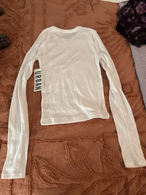 Urban Outfitters White Top Long Sleeve thumbnail 4