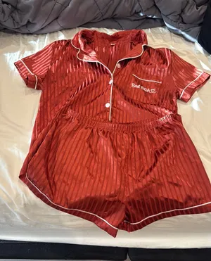 SHEIN Burnt Orange PJ’s thumbnail 1