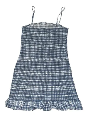 blue & white gingham dress. thumbnail 2