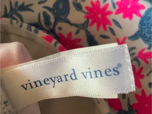 Vineyard vines two piece bikini set multicolored fish lizard pattern size large thumbnail 8