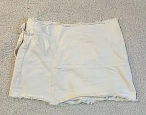Newbury Kustom White Wrap Skirt thumbnail 3