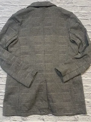 NWOT Old Navy Gray Glen Plaid‎ Open-Front Blazer thumbnail 4