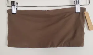 NWT Skims Fits Everybody Bandeau Bra Oxide Womens size L thumbnail 1