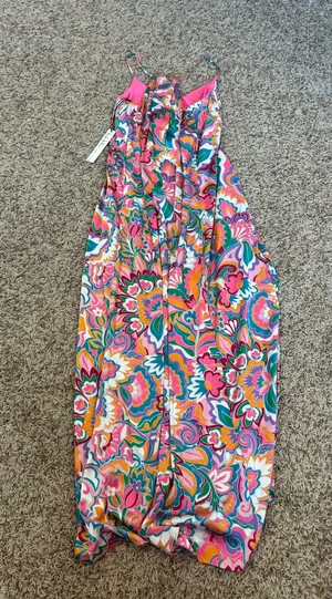 Floral Maxi Dress Size XS thumbnail 4