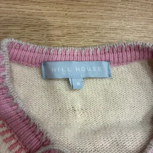 Hill House Desk Sweater Cardigan Wool Pearl Fair Isle Ruffle Size M thumbnail 3