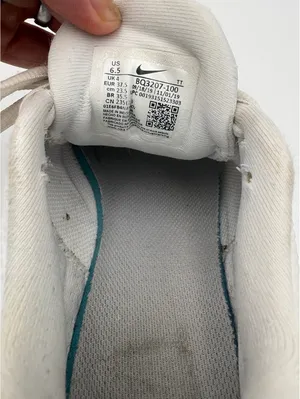 Nike Revolution 5 Woman’s 6.5 White and Gray Running Shoes Nike Sneakers thumbnail 9