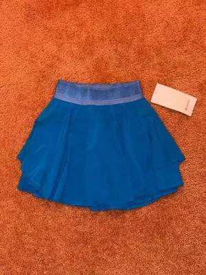 NEW NWT Lululemon Court Rival High Rise Skirt Long 15" Poolside Lined Shorts 0 thumbnail 9