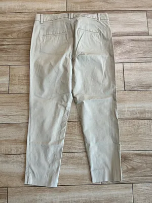 Womens Ann Taylor Khaki Tan Cropped Pants - 6 thumbnail 4