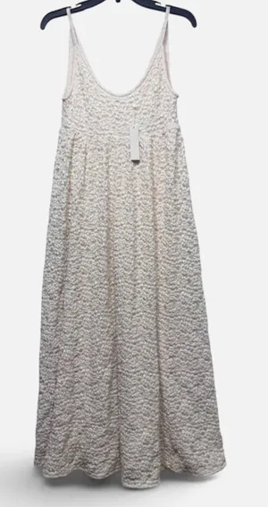 Rebecca Taylor Long Lace Maxi Dress Size XS Knitted Empire Ivory Cream NWT thumbnail 1