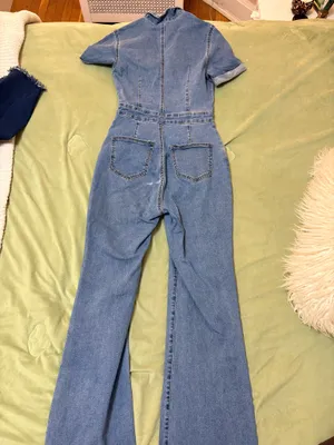 Jean zip up set Blue Size 2 thumbnail 3