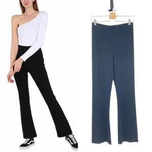 Ninety Percent Compact Organic Cotton Kickflare‎ Pants Black Size Medium thumbnail 2