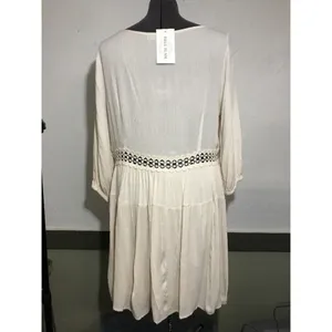 Filly Flair Dress Womens L New Ivory Partially Lined thumbnail 5