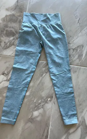 blue seamless leggings Size M thumbnail 4