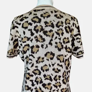 Heartloom‎ Vivette Leopard Print Knit Dress Sz L thumbnail 11