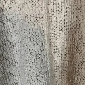 Free People White Long Sleeve Cotton Blend V-Neck Knit Sweater Women Sz M thumbnail 7