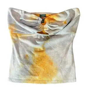 Wild Fable Women's‎ Blue and Orange Tube Top Size XS thumbnail 1
