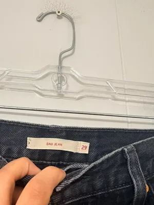Levi’s Dad Jeans Women’s 29 Black High Rise Straight Leg 100% Cotton thumbnail 6