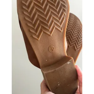 BP Leather Mules 6.5 Cognac Brown Maya Bootie Boho Chic Office Neutral Everyday thumbnail 2